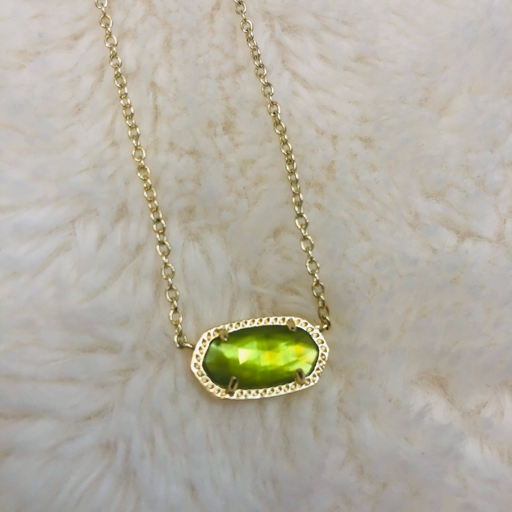 Kendra Scott Peridot Necklace